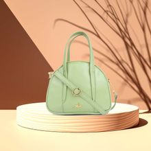 Yelloe Evening Party Small Satchel in Green