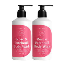 Arata Rose & Patchouli Body Wash for 24Hrs Moisture, Refreshing & Long-Lasting Fragrance - Pack Of 2