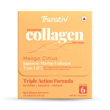 TruNativ Advanced Japanese Marine Collagen Type 1 & 3 Powder - Mango Citrus