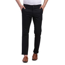 ColorPlus Super Slim Fit Solid Black Trouser
