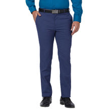 Raymond Slim Fit Solid Blue Trouser