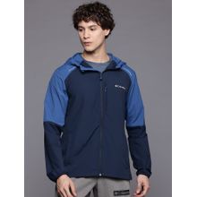 Columbia Men's Navy Blue Omni Shield Tech Nylon Hoodie