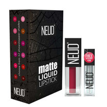 Neud Matte Liquid Lipstick Smudge Proof 12-Hour Stay Formula with Free Lip Gloss