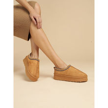 Truffle Collection Brown Solid Boots