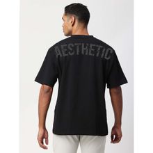 AESTHETIC NATION Aesthetics Oversized Black T-Shirt
