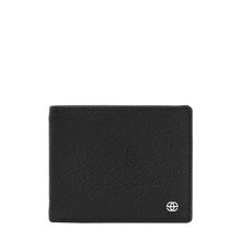 Eske Black Delph Genuine Leather Men's Bifold Wallet 6 Card Holders