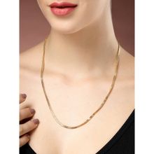 NVR Women Gold-Plated Minimal Chain