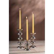 SG Home Tiered Elegance Silver Candle Holders