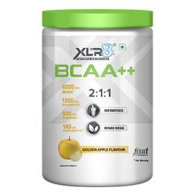 XLR8 Sports Nutrition BCAA++ Powder Supplement - Vegan Instantised BCAA - Golden Apple