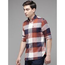 THE BEAR HOUSE Men's Multi Checked Slim Fit Shirt