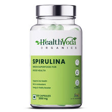Health Veda Organics Spirulina Capsules For Good Health
