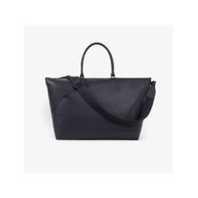 Lacoste Club Grain Leather Tote Bag With Detachable Strap
