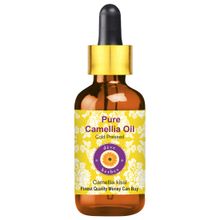 Deve Herbes Pure Camellia Hair and Skin Oil (Camellia kissi) for Healthy and Youthful Skin
