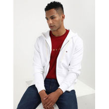 Tommy Hilfiger Mens White Color Hoodie