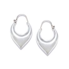 Ahilya Jewels Teardrop Hoop Earrings