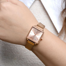 Joker & Witch Vintage Square Dial Rosegold Magnetic Watch