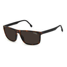Carrera Sunglasses Brown Lens Rectangular Sunglass Matte Havana Frame