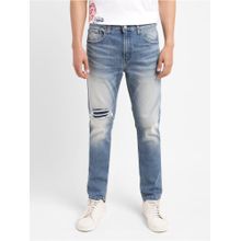 Levi's Men's 512 Blue Slim Fit Mid Rise Jeans