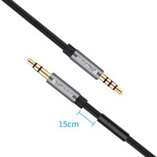 UltraProLink Ul108 Audioox 3.5mm - 3.5mm In Line Audio Cable/aux Cable With Mic 1.5m