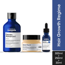 L'Oreal Professionnel Density Advanced Shampoo, Absolut Repair Mask & Advanced Leave-In Serum Combo