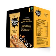 Mojo Bar Healthy Snack - Nutty Apricot + Fibre - Pack Of 15
