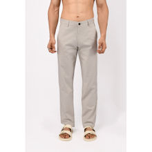 TAILORAEDGE Statement Corduroy Light Grey Chinos