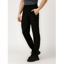 Black Panther Men Black Acti Fit Track Pants