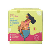 PINQ Polka Premium Reusable Menstrual Cup Size - L