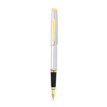 Coventry Polished Chrome with Gold-Tone Fine Nib Fountain Pen