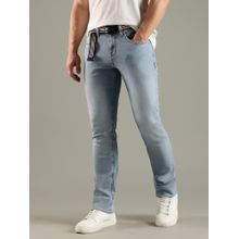 Tommy Hilfiger Men Blue Solid Jeans