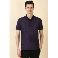 Allen Solly Purple Polo T-Shirt