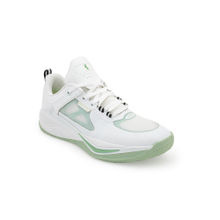 Red Tape Men Colorblocked White and Green Basketball Shoes
