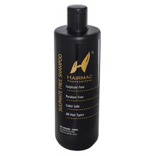 Hairmac Sulphate and Paraben Free Shampoo for All Hair Types. Frizz Control and Damage Repair