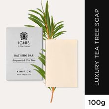 Kimirica Luxury Tea Tree Soap, Handmade Creamy Moisturizing Bathing Bar With Aloe Vera & Shea Butter