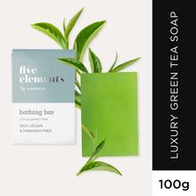 Kimirica Luxury Green Tea Soap, Handmade Refreshing Creamy Bathing Bar With Aloe Vera & Vitamin E