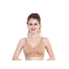 Bralux Full Coverage Non-Padded Non-Wired Beige Seamless Bra