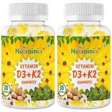 Nutrainix Vitamin D3+k2 Vegetarian Gummies