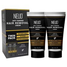 Neud Anti-Tanning Hair Removal Cream Twin Pack
