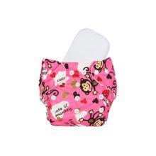 Chinmay Kids Pink Prints Reusable, Washable and Adjustable Cloth Diaper