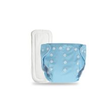 Chinmay Kids Blue Plain Diapers with White Inserts Adjustable Baby Cloth