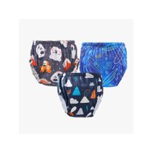 Chinmay Kids Npanty11 Baby Panty Boys and Girls Reusable Waterproof Printed Panty (Pack of 3)