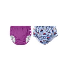 Chinmay Kids Multi-Color Reusable Swim Diapers (L) (Pack of 2) (Pack of 2)