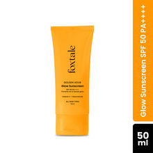 Foxtale Glow Sunscreen SPF 50 PA++++ with Vitamin C & Niacinamide for a Dewy Glow