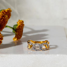 Avior Jewels Studded Link Cuban Ring