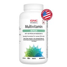 GNC Women's Multivitamin 50 Plus - For Overall Health - 120 Tablets