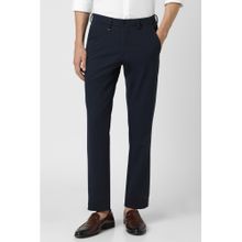 Van Heusen Navy Blue Formal Trousers
