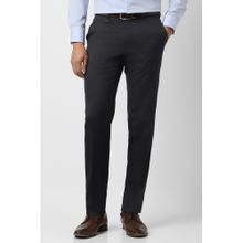 Van Heusen Navy Blue Formal Trousers