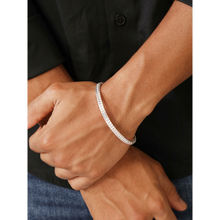 Zavya Timeless Strength Silver Mens 925 Sterling Silver Bracelet (6 Inches)