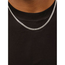 Zavya The Classic Silver-Plated Linkage 925 Sterling Silver Chain (24 Inch)