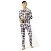 Nite Flite Men Multi-Color Checked Printed Pyjama (Set of 2)